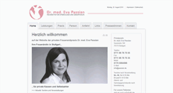 Desktop Screenshot of passian.de
